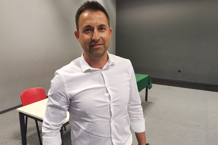 Sandi Dobrić, novi predsjednik NK Rudar Trans Eura (Snimio Branko Biočić)