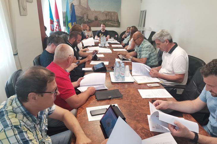 Vijećnici Kršana na posljednjoj sjednici 