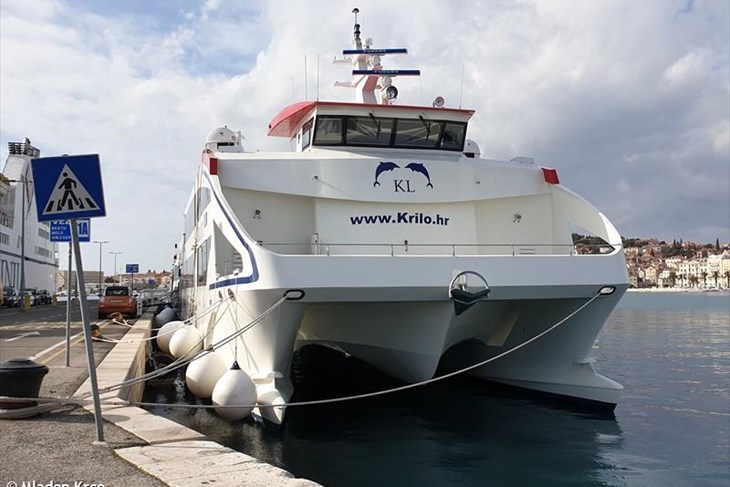 Krilo Lux povezivat će Pulu s otocima i Zadrom sve do 2028. godine (Foto: Krilo.hr)