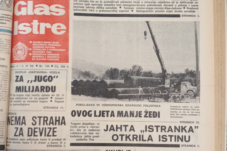 Glas Istre, 5. lipanj 1988.