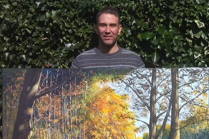 Slikar Saša Čertanc
