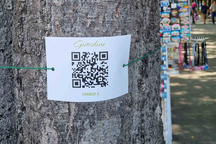 QR kod na Giardinima (snimila Doria MOHOROVIĆ)