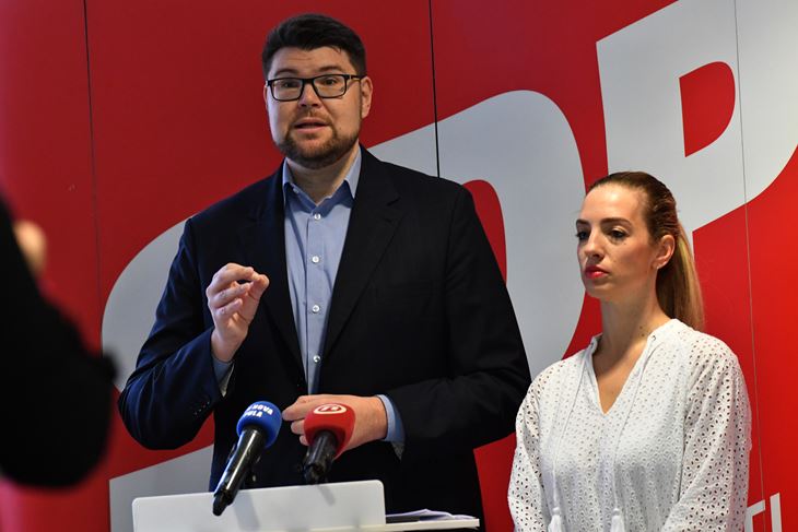 Peđa Grbin i Sanja Radolović (Snimio Milivoj Mijošek)