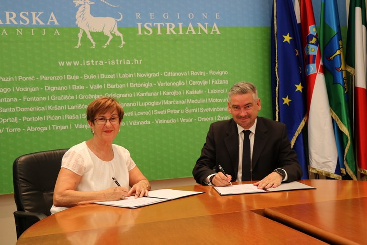 Jadranka Černjul i Boris Miletić (Foto Istarska županija)