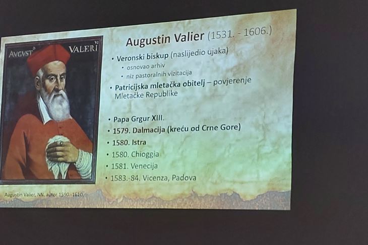 Veronski biskup Augustin Valier stigao je u Vodnjan početkom 1580. godine