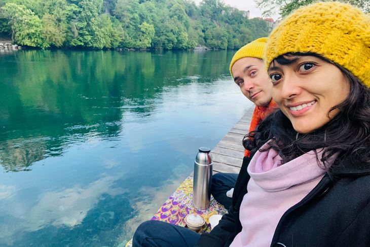 Meksička plesačica Yuridia Ortega i švicarski akrobat Raphaël Perrenoud
