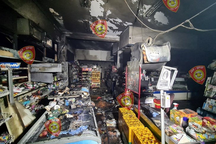 Požar u Novigradu (foto: JVP Umag)