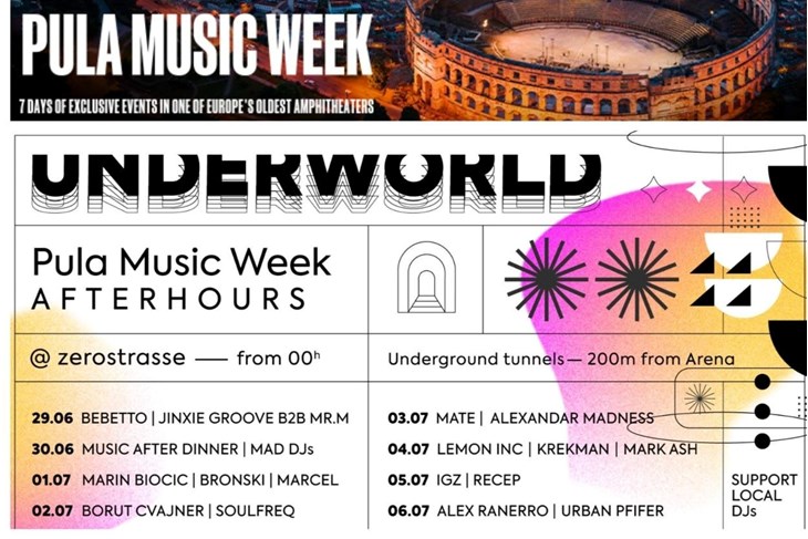 Pula Music Week Afterhours (foto: Facebook)