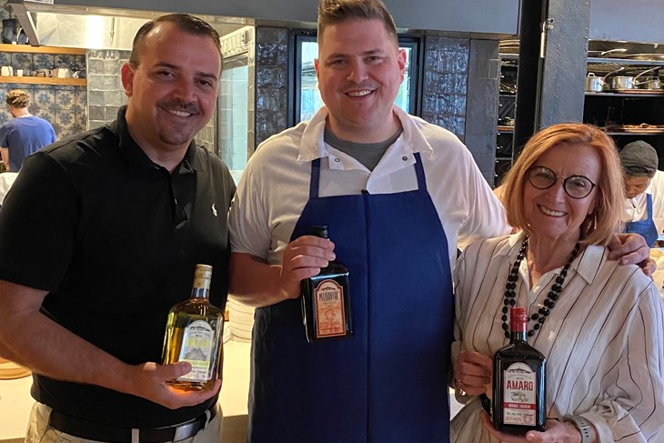 Darko Latinović, masterchef Joe Flamm i Katerina Latinović