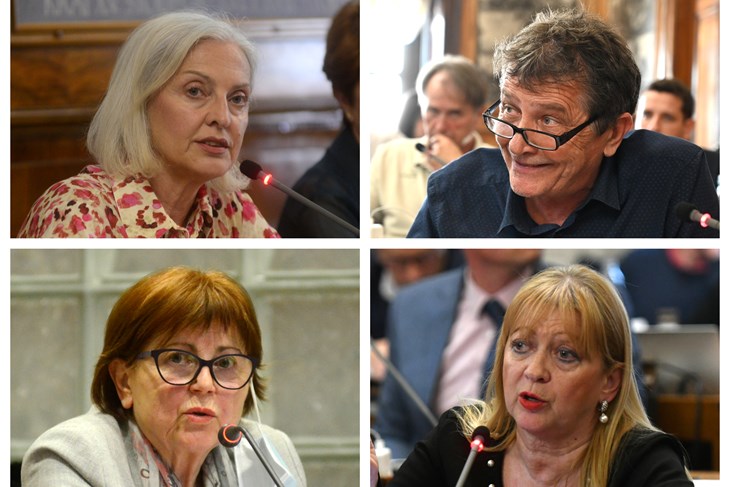 Gore: Dušica Radojčić i Milan Rašula, Dolje: Marija Marković Nikolovski i Gordana Ferenčić