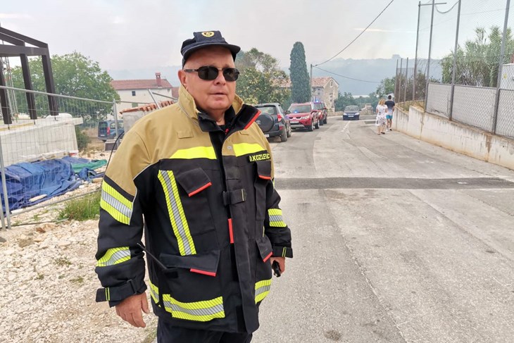 Dino Kozlevac na požarištu