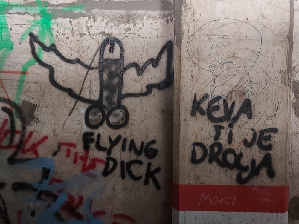Grafiti u Umagu (snimila Sanja BOSNIĆ)
