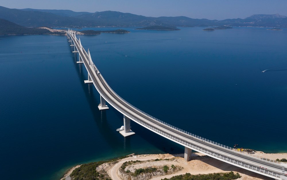 Pelješki most uoči današnjeg otvaranja (CROPIX)