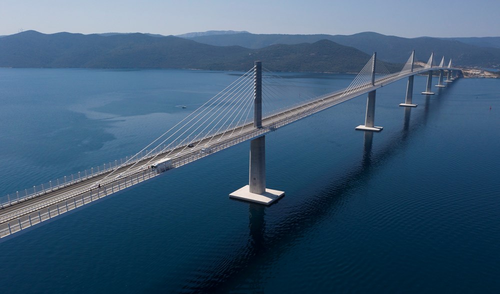 Pelješki most uoči današnjeg otvaranja (CROPIX)