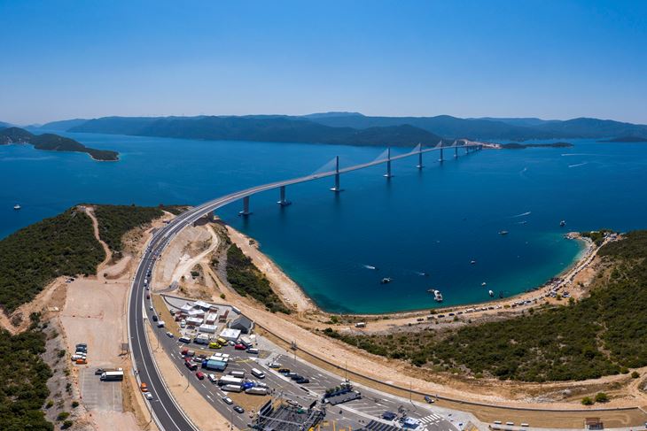 Pelješki most uoči današnjeg otvaranja (CROPIX)