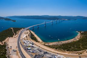 Pelješki most uoči današnjeg otvaranja (CROPIX)