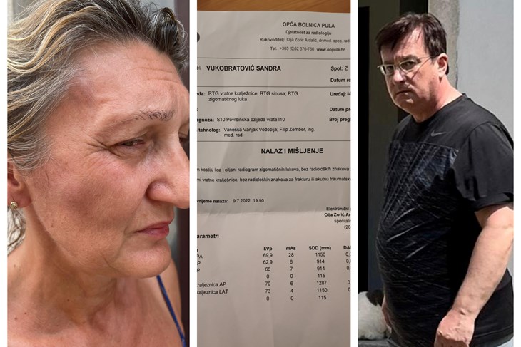 Sandra Vukobratović / njezin nalaz iz bolnice / odvjetnik Tihomir Pančić