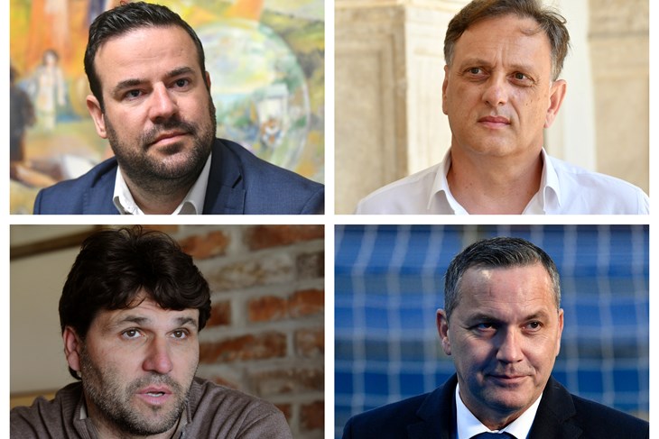 Gore: Filip Zoričić i Anton Kliman, dolje: Darko Raić Sudar i Marijan Kustić