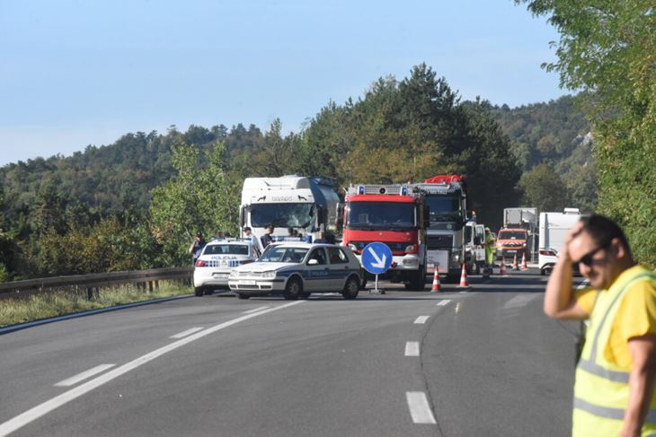 Nesreća kod tunela Učka (foto Novi list)