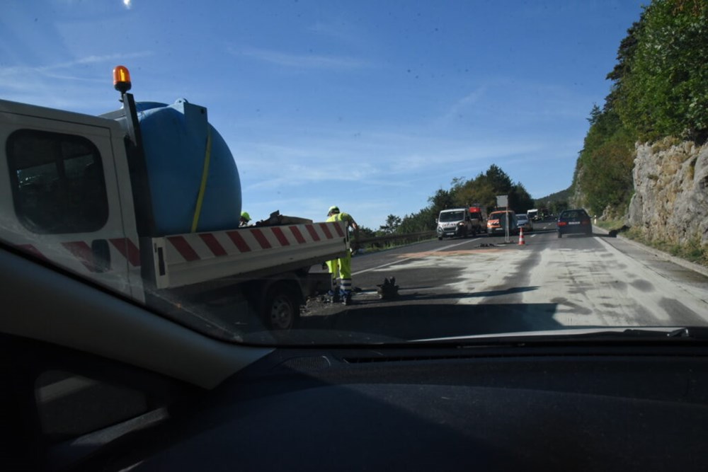 Nesreća kod tunela Učka (foto Novi list)
