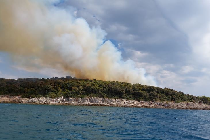 Požar kod Rovinja (JVP Rovinj)