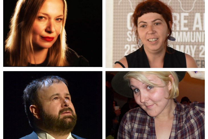 Emina Popović Sterpin i Irena Boljunčić (gore), Zoran Tomaić i Sara Berčić (dolje) 