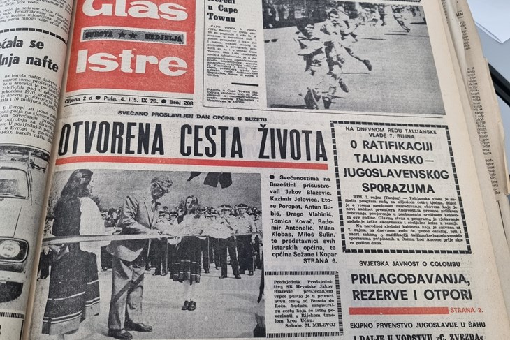 Glas Istre 1976. godine na današnji dan  