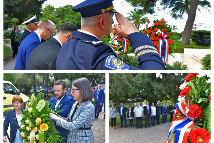 Polaganje vijenaca danas u Puli (snimio Duško MARUŠIĆ ČIČI)