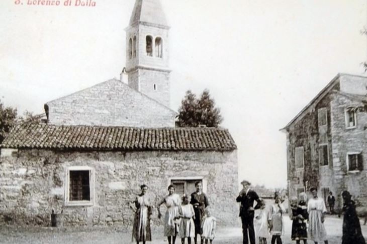 Lovrečica, Lorenzo di Daila, prizor sa stare fotografije