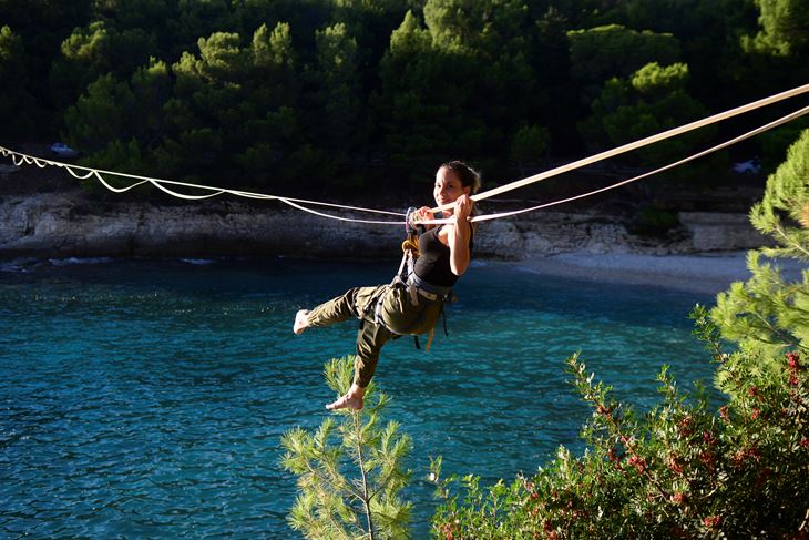 Pula 18.9.2022. Gortanova - zip line Snimio: Dejan STIFANIC