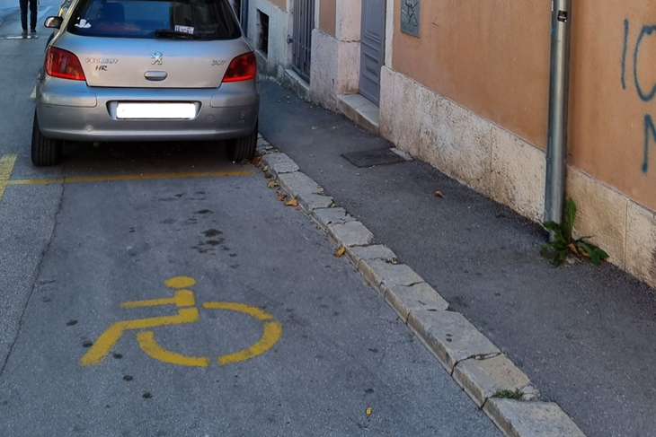 Primjer iz centra Pule