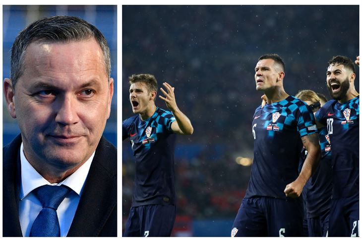 Marijan Kustić / Hrvatski reprezentativci nakon pobjede u Beču