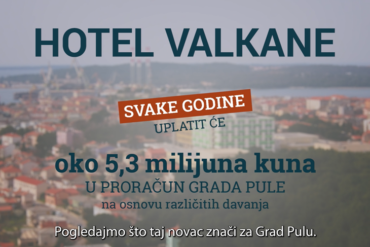 Detalji projekta izgradnje hotela na Valkanama
