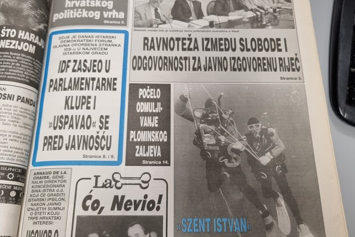 Naslovnica Glasa Istre