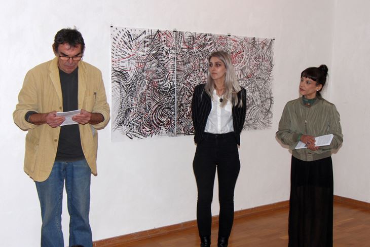 Eugen Borkovsky, Mariana Ban i Ivna Bruck na prezentaciji projekata (Snimio Luka Jelavić)