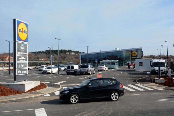 Lidl u Medulinu 