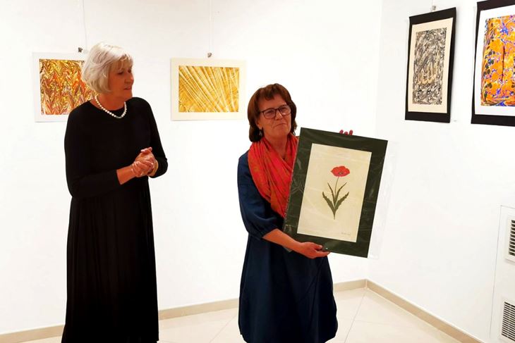 Mersada Borić i autorica Ismeta Sedlovski