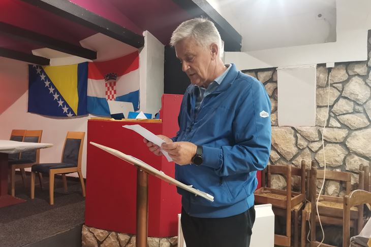 Esad Spahić, stari i novi predsjednik labinskih Bošnjaka
