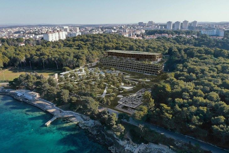 Budući hotel Valkane, vizualizacija