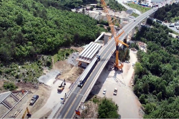 Gradnja vijadukta na Istarskom ipsilonu