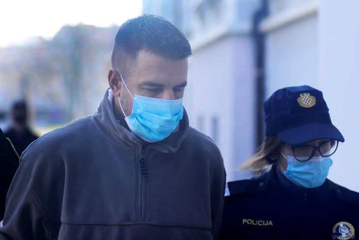 Privođenje Vedrana Bašića u siječnju ove godine (snimio Dejan ŠTIFANIĆ)