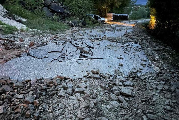 Posljedice nedavnog odrona u Zamaskom dolu