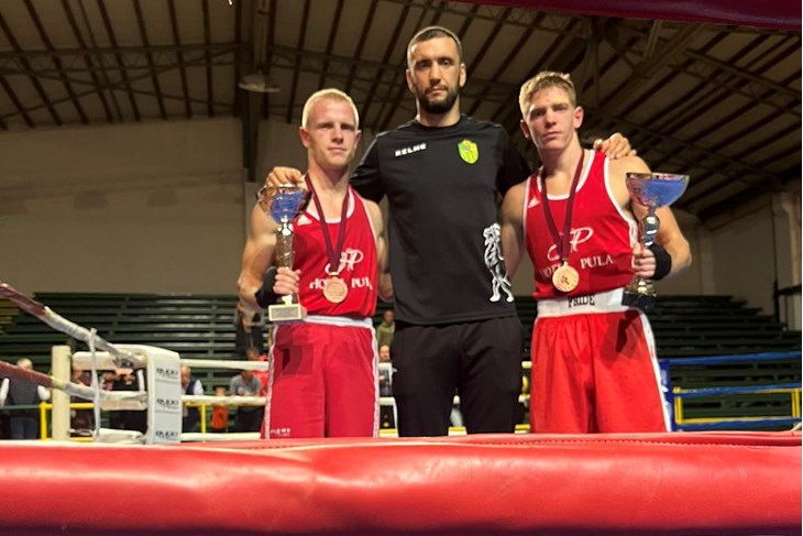 Patrik Licul, Marko Čalić i Ivan Božac