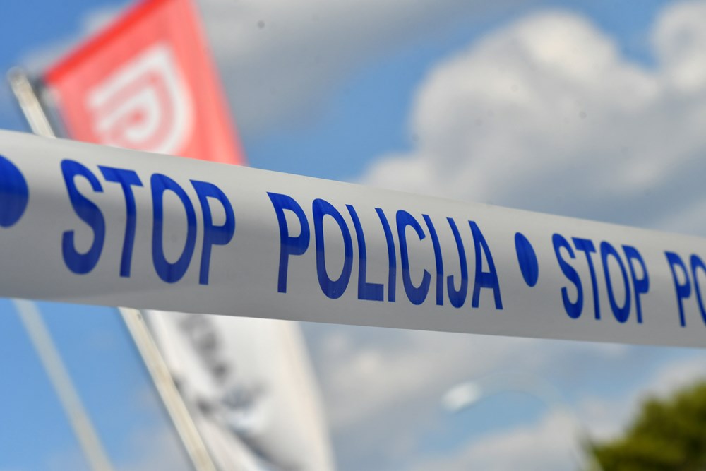 Policije trake kod nekadašnje Arube (snimio Milivoj MIJOŠEK)