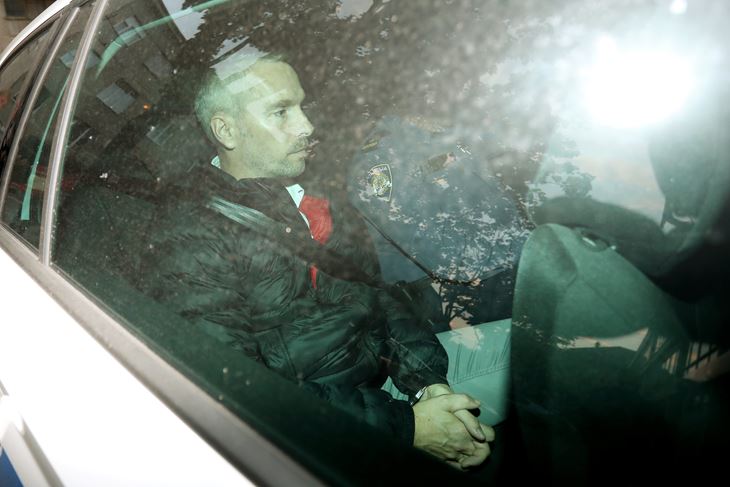  Vlado Mandić dolazi na ispitivanje (foto: Ranko Suvar / CROPIX)