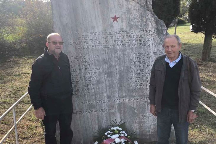 Polaganje vijenaca u Kanfanaru