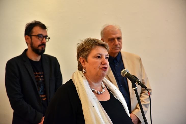 S otvorenja izložbe (Snimio Duško Marušić Čiči)