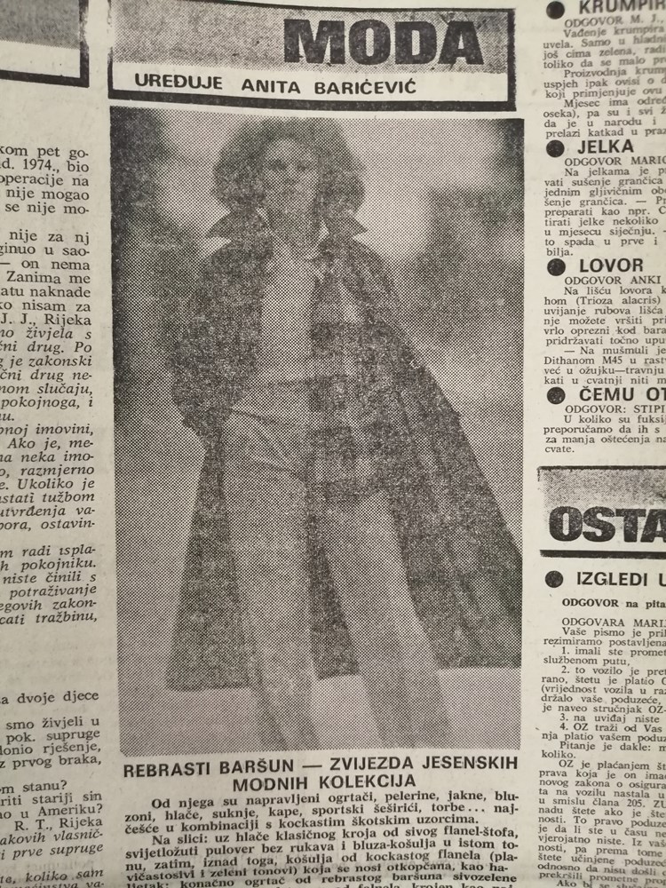 Crtica iz modnog svijeta s kraja ludih 70-ih