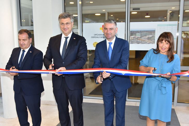 Vili Beroš, Andrej Plenković, Boris Miletić i Irena Hrstić (Snimio Duško Marušić Čiči)