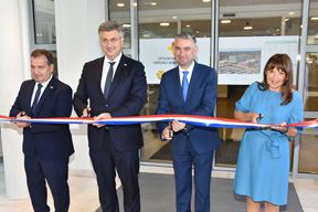 Vili Beroš, Andrej Plenković, Boris Miletić i Irena Hrstić (Snimio Duško Marušić Čiči)